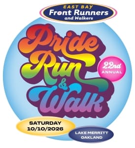 East Bay Front Runners Pride Run and Walk Logo