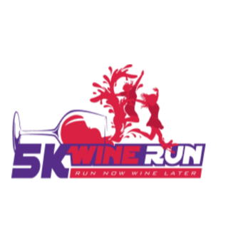 Blue Ostrich Wine Run Turkey Trot 5k Logo