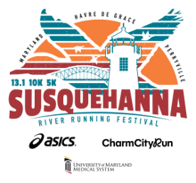 ASICS Susquehanna River Running Festival presented by University of Maryland Upper Chesapeake Health logo