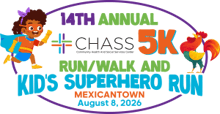 CHASS 5k Run/Walk & Kid's Superhero Race logo