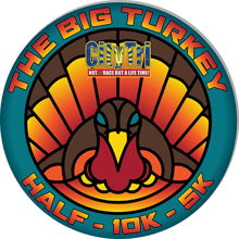 The Big Turkey Half Marathon, 10k, 5k 2026 logo
