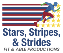 Stars, Stripes, & Strides logo
