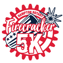 Hampton Rotary Firecracker 5k Run / 1M Walk logo