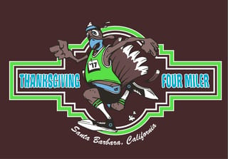 Thanksgiving Day 4-miler 2026 Logo