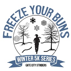 Freeze Your Buns Winter 5K Series Logo