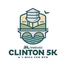 Clinton 5K & 1 Mile Fun Run logo