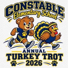 Constable Elementary PTO Turkey Trot 5K Race, Half-Mile & 50-Yard Dash logo