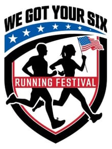 We Got Your Six Running Festival logo