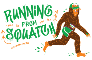 Running From Squatch - Springfield, MO Logo