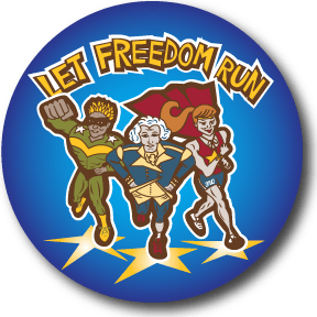 Let Freedom Run 5k/10k - Louisville Logo