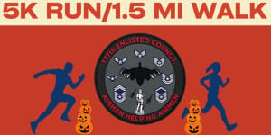 Trick or Trot - 9th Annual Airmen Helping Airmen 5k Run/Walk Logo
