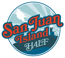 San Juan Island Half logo
