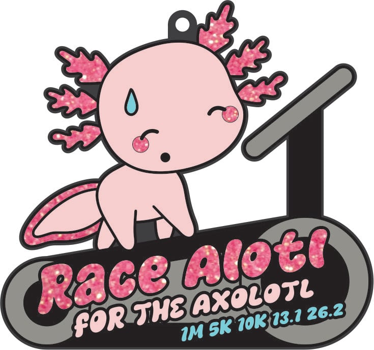 2025 Race Alotl for the Axolotl 1M 5K 10K 13.1 26.2 - Benefits World Wildlife Fund  Logo
