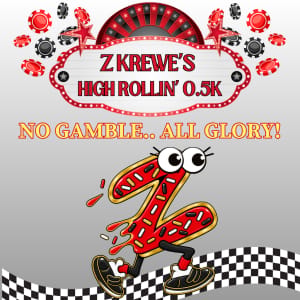 Z Krewe's High Rollin' 0.5K Logo
