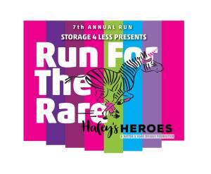 RUN/WALK FOR THE RARE! Logo