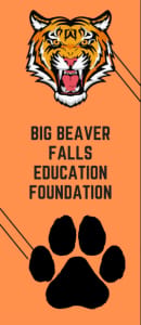 Big Beaver Falls Education Foundation "Tiger Trot" logo