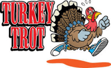 MVRRC 13th Annual Turkey Run 1M, 5K and 10K Race logo
