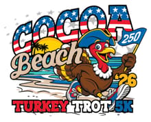Cocoa Beach Turkey Trot 5k logo
