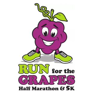 Run for the Grapes Half Marathon & 5K Logo