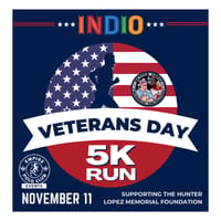 Indio Veterans 5K Run/Walk logo