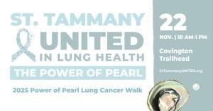 2025 Power of Pearl Lung Cancer Walk and Kids Fun Run Logo