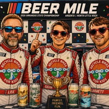 Arkansas State Championship Beer Mile logo