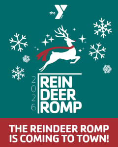 Reindeer Romp 5K and 1 Mile Fun Run Logo