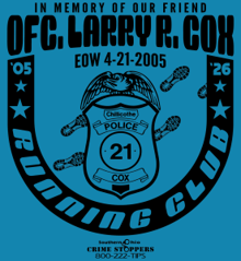 Officer Larry R. Cox Turkey Trot logo