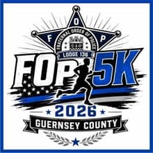 Guernsey County FOP Lodge 136 5k Run logo