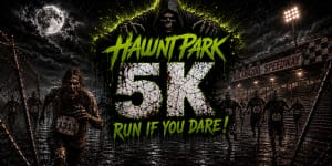 Haunt Park 5K @ the Kalamazoo Speedway Logo