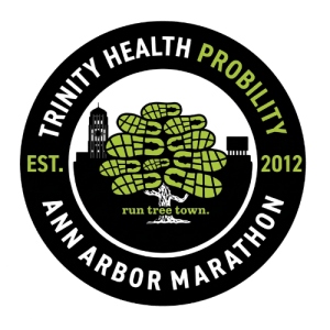 Trinity Health Probility Ann Arbor Marathon Logo