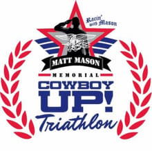2027 Matt Mason "Cowboy UP" Triathlon/Duathlon logo