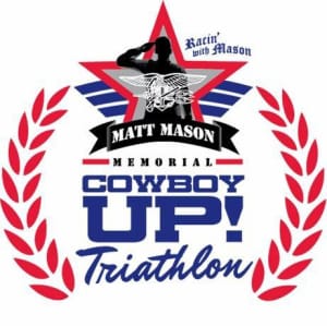 2027 Matt Mason "Cowboy UP" Triathlon/Duathlon Logo