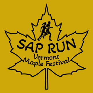 Vermont Maple Festival Sap Run 8.5 Mile Logo