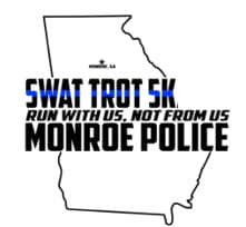 Monroe PD Swat Trot 5K Logo