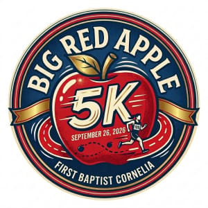Big Red Apple 5K & Fun Run Logo