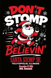 Santa Stomp 5K Run/Walk logo
