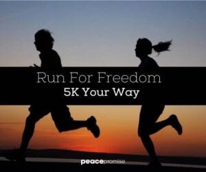 Peace Promise Run for Freedom 2026 Logo