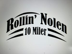 Rollin' Nolen 10 Miler Logo