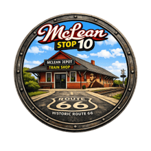 Solidarity Sidekick down Route 66 - Stop 10- McLean 6.6K logo