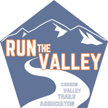 Carson Valley Trails Run the Valley 5k, 10k and Family 2k logo