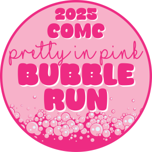 Pretty in Pink Bubble Run Logo