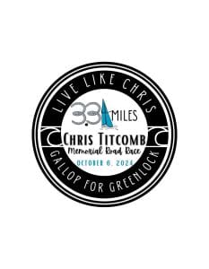 3rd Annual Chris Titcomb Memorial 3.34 Mile Road Race Logo