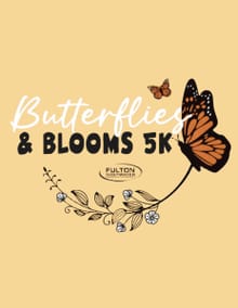 Butterflies & Blooms 5K logo