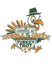 Gobble on the Green 5K logo
