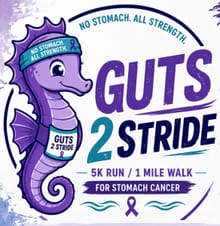 Guts 2 Stride VA 5K Run or 1 Mile Honor/Survivor Mile logo