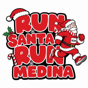 Run Santa Run 5K - Medina Logo