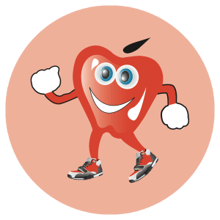 Red Apple Run for Diabetes logo