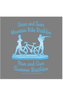 Run and Gun/ Gears and Guns Biathlon Weekend at Flat Rock Ranch logo