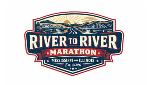 RIVER TO RIVER MARATHON Logo